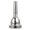 Silver, variant on Troglfold Trombone Mouthpiece Professional Alto Trombone Mouthpiece Baritone Silver Nozzle,3.15"X1.5"X1.5"