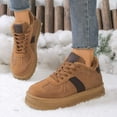 thumbnail image 2 of Women's Boots Winter Boots Lace Up Lined Insulated Round Toe Warm Comfortable Shoes Cold Weather, 2 of 9