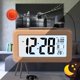 thumbnail image 5 of Bienvenido Reloj despertador digital de madera de fácil configuración con temperatura, fecha, retroiluminación, repetición, para dormitorio, mesita de noche, hogar, oficina, sin tictac, 5 of 5
