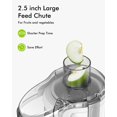 thumbnail image 2 of Exprimidor SIFENE 350W 3 velocidades 2.5" de alimentación color blanco, 2 of 8