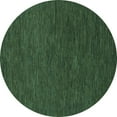 thumbnail image 1 of Ahgly Company Indoor Round Abstract Turquoise Blue Modern Area Rugs, 5' Round, 1 of 4