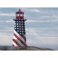 thumbnail image 2 of Prime, Marcus 32x25 White Modern Wood Framed Museum Art Print Titled - American Lighthouse, 2 of 4