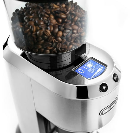 De'Longhi - Dedica 14-Cup Coffee Grinder - Stainless steel