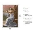 thumbnail image 2 of Classic Vintage French Figure by Tree - Hand-Colored Tinted Art - From a French Risque Postcard by Louis-Amédée Mante c.1910 - Master Art Print (Unframed) 13in x 19in, 2 of 4