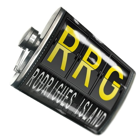 

NEONBLOND Flask RRG Airport Code for Rodrigues Island