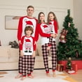 thumbnail image 2 of Nuevo traje navideño de dos piezas para padres e hijos, ropa para perros a cuadros con estampado de cabeza de ciervo europeo y americano, ropa para el hogar, 2 of 3