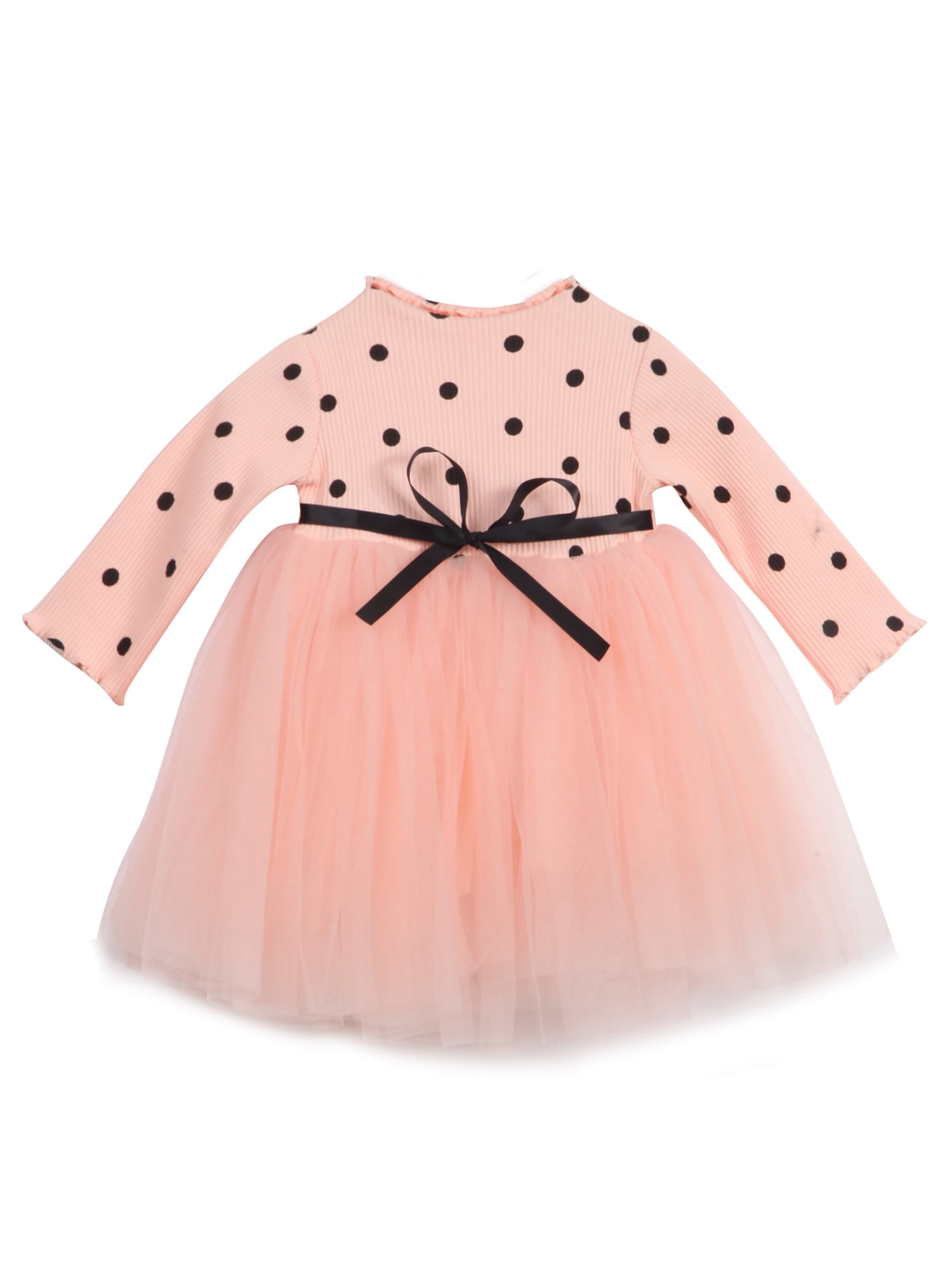 baby girl pink tulle dress