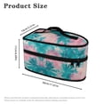 thumbnail image 6 of HELLHERO Travel Iron Storage Bag Universal for Most Irons Handheld Travel Steamer Organizer Pink and Green Tie-Dye Christmas Gift, Case Only, 6 of 6