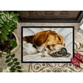 thumbnail image 3 of Carolines Treasures AMB1076MAT Beagle Bonheur Intérieur Ou Extérieur Mat- 18 x 27, 3 of 4