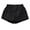 Black, variant on Uaswgudfs Women's Casual Elastic Waist Shorts - 4” Inseam with Multiple Pockets for Stylish Summer Wear Black S