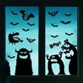 thumbnail image 3 of JIhuahe Halloween Silhouette Monster Bat Glass Window Stickers, PVC Static Cling Large Size for Festival Atmosphere Decor, Scary Outdoor Scene, 3 of 5