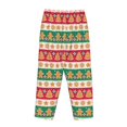 thumbnail image 3 of Lsque Cute Cookies Print Women's Pajama Pants, Lounge Pant - Comfortable Home Wear,Elastic Waistband, Stylish Design-Small, 3 of 9