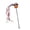 Black-1, variant on Halloween Cat Teaser Wand Interactive Cat Toys with Pumpkin Spider Skull Tassels Elastic Feather Stick Fun Exerciser for Kittens Cats Pet Launcher Accessories Halloween Party 18x10 Inch