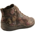 thumbnail image 3 of Josef Seibel Fergey 97 Women's Lace Up Floral Leather Ankle Boot In Brown Size 6, 3 of 6