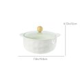 thumbnail image 2 of onlyliua Liquidación de Ahorro de Verano Ollas y Sartenes de Cerámica para Microondas de Estilo Cálido y Natural, Tapa de Vidrio Translúcido Brillante de Microdas de Mango de Madera, 2 of 6
