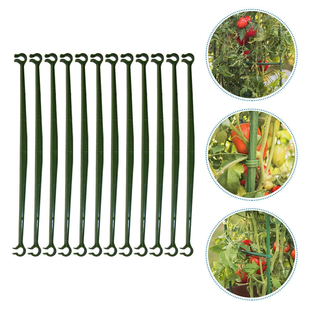 3 Pieces Pile Arm Tomato Cage Supports Garden Stakes Plants Indoor Tomatillo