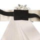 thumbnail image 5 of Corbata de lazo formal para novio, ideal para bodas, fiestas y bailes. Con cinta de seda y diamantes. beige, 5 of 8
