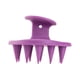 thumbnail image 3 of Masajeador de cuero cabelludo, cepillo de champú para cabello húmedo y seco, depurador de cuero cabelludo para viajes en casa Violeta oscuro, 3 of 9