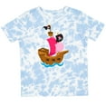 thumbnail image 3 of Inktastic Pirate Ship Girls Toddler T-Shirt, 3 of 5