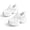 N181 White, variant on Women Chunky Fashion Sneakers Platform Bold Lace-Up Comfortable Sneakers.