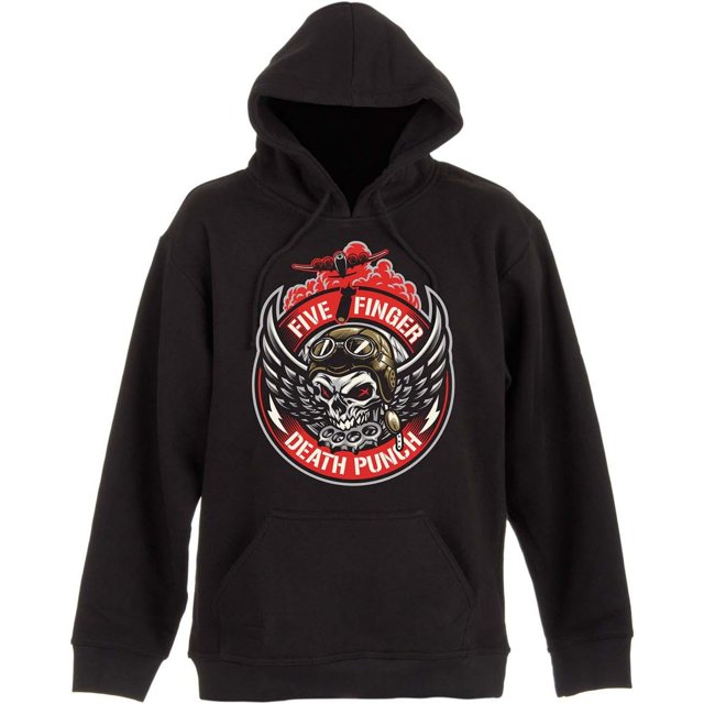 Five Finger Punch Adult Bomber Patch Hoodie