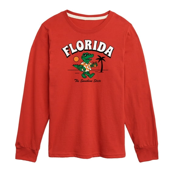 Instant Message - Florida, The Sunshine State - Toddler & Youth Long Sleeve Graphic T-Shirt