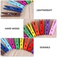 thumbnail image 7 of Raindrops Painted Clothespins Wooden Clothes Pegs Random Color 40Pcs, 7 of 7