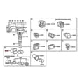 thumbnail image 4 of 85535-50020 Rear Row Power Socket Cover for 4RUNNER Prado Alphard Lighter Panel Plug Caps, 4 of 5