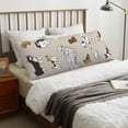thumbnail image 6 of Naloa Dog Animal Super Soft 20x60 Body Pillow Case,Long Side Hidden Zipper（PILLOWS ARE NOT INCLUDED）, 6 of 6
