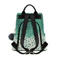 thumbnail image 2 of FORMRS Women's Travel Backpack Purse Anti-Theft Hidden Pockets Casual Shoulder Bag, Green and White Pattern, 2 of 7