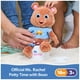 thumbnail image 2 of Osito de peluche para niños pequeños Ms. Rachel Bean a la hora de ir al baño, 28 cm con inodoro, 2 of 9