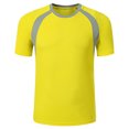 thumbnail image 4 of Manyakai kid Boy Cotton T-Shirts Active Athletic Performance Short-Sleeve Tee Shirt Dry Fit Golf Yellow 3XL, 4 of 6