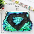 thumbnail image 2 of Gold Glitter Wallet Purses for Girls Phone Wallets for Women Sequin Purses for Women Girls Purse for Girl Small Storage Bag Small Coin Purse Cosmetic Bag Miss Lady Bags, 2 of 3