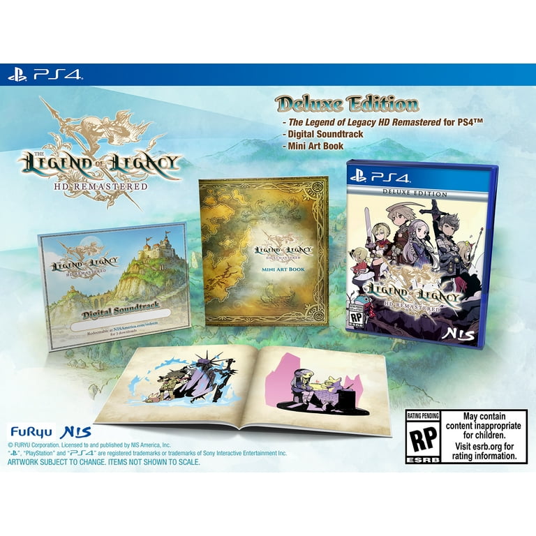 The Legend of Legacy HD Remastered - Deluxe Edition, PlayStation 4