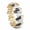 Blue (Gold), variant on Irregular Enamel Bangle Bracelet Geometric Colorful Oil Painted Statement Cuff Stretch Jewelry Multi-Color Abstract Resin Inlay Wristband for Women Everyday Fashion Accessories