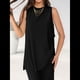 thumbnail image 4 of Conjunto de Dos Piezas para Mujer, Verano 2025, Camiseta Holgada Informal con Pantalones Anchos, Chándal A Juego. Negro L, 4 of 6