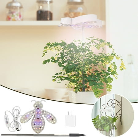

Rice Lights Battery Operated with Water Sprinkler for Kids Rose Lamps for Bedrooms 1 PACK LED Grow Lights Full Light For Indoor Height Adjustable Sunlight White Growing Lamp 4/8/12/18H Timer & 5
