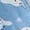 Blue, variant on Short-sleeved cropped pants set knitted cotton home wear set plus size women's pajama set
