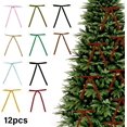 thumbnail image 2 of Pack Of 12 Elegant Flocking Bowknot Decorations Decorative Bowknots Suitable For Parties And Embellishments, 2 of 7