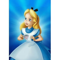 Alice Diamond Painting Kits for Adults Animation 5D Diamond Art Kit Paint by Number for Beginners, DIY Paint with Round Full Drill Diamonds Paintings Gem Art for Home Wall Decor Gift 12X16 Inch