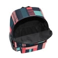 thumbnail image 6 of FORMRS Kids School Backpack with Front Zippered Pocket 12" Student Travel Daypack, Pink Geometric, 6 of 6