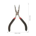 thumbnail image 6 of 2 Pcs Jewelry Tool Pliers (round Nose Jewlery Repair Bending DIY Wire Wrapping Stainless Steel, 6 of 6