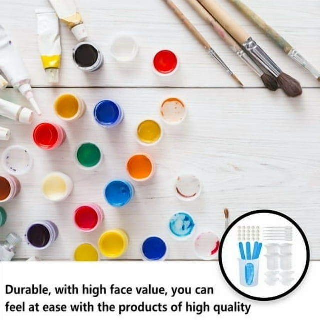Resin Silicone Measuring Cup DIY Craft Casting Jewellery Making Mixing Cups with Stick Tool for Professional Craftsman 38 Pieces/Set
