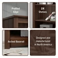 thumbnail image 3 of Prepac 2-Shelf Bookcase, Rich Espresso Laminate, 3 of 18