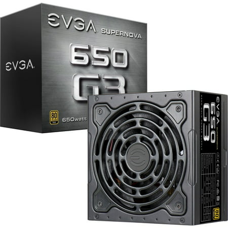 EVGA Supernova 650 G3 80 Plus Gold 650W Fully Modular Power Supply - (Best 650 Watt Power Supply 2019)