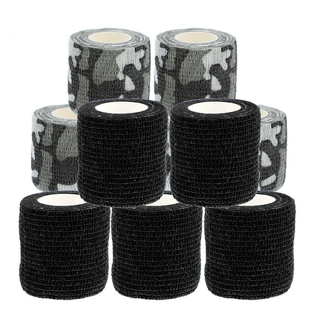EeaseMX 10 rollos de cinta adhesiva para exteriores, tela no tejida, vendajes para tatuajes, agarre, estilo aleatorio