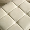 thumbnail image 6 of Art Leon Kitchen Dining Chairs, Rattan Cane Back Faux Leather Upholstered Side Chair, Set of 2, Off-White, 6 of 9