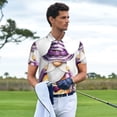 thumbnail image 3 of Fotbe Halloween Gnome With Pumpkins Camiseta Polo de Golf para Hombre con Estampado – Camisa Deportiva Transpirable con Cuello Abotonado-X-Large, 3 of 6