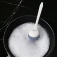 thumbnail image 1 of Cepillo de raspado de mango largo con cabeza de esponja que no rasca - Herramienta de limpieza de cocina apta para lavavajillas, blanco y azul, 8,66 pulgadas, 1 of 7