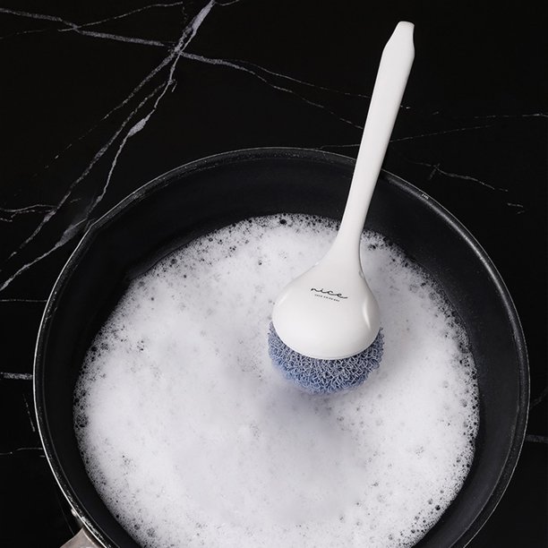 Aparatos de cocina, Accesorios de cocina, Utensilios de cocina, Cepillo para limpiar ollas, Cepillo para ollas de mango largo, Cepillo para lavar platos, cuencos, Cepillos de limpieza, Utensilios de c